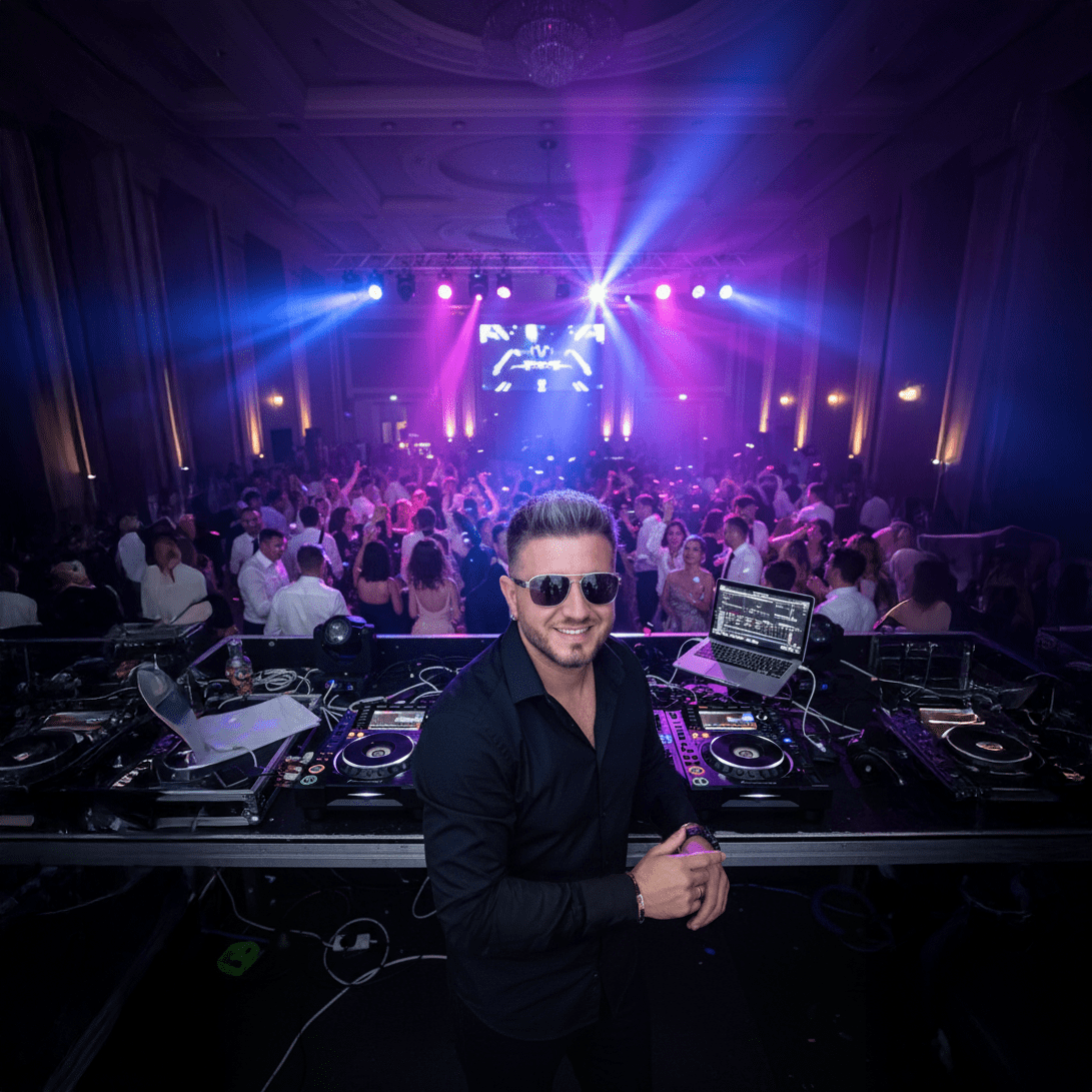 DJ Alex Mitrache – pupitru lumini club